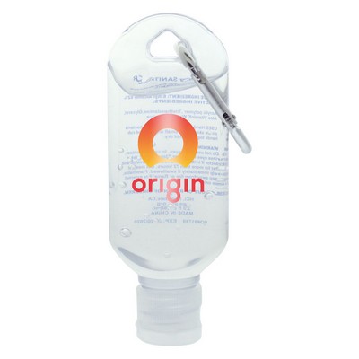 2 Oz. Hand Sanitizer Gel w/Carabiner